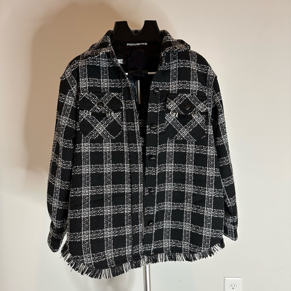 House of Harlow 1960 Collared Twill Jacket - Picture 1 of 4